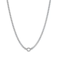 Necklace Rosato Woman in Silver Zirconia RZC052